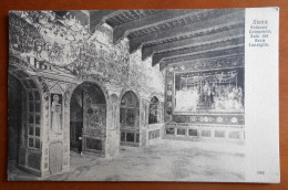 Delcampe - Cartolina Siena - Palazzo Comunale, Sala Del Gran Consiglio - 1920 Ca. - Siena