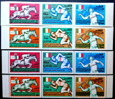 Delcampe - Qatar 1966 Olympics  1968 Overprint - Qatar