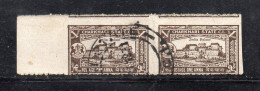 Delcampe - Y2417 - STATI INDIANI , CHARKHARI : 1 Anna Coppia Ripiegata NON DENTELLATA Verticalmente  E B.d.F.: Usata - Charkhari