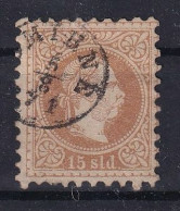 Delcampe - AUSTRIAN POST IN LEVANTE 1876 - SMIRNA Cancel (Fingerhut) - ANK 5 II A - Levante-Marken