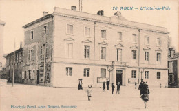 FRANCE - Agen - L Hôtel De Ville - Façade - Perret - Cour - Animé - Mairie - Carte Postale Ancienne - Agen