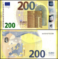 Euro - 200 Euro Banknote, 2019, UNC - 200 Euro