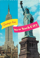 Etats Unis - New York City - Multivues - Empire State Building - Statue Of Liberty - Statue De La Liberté - Etat De New - Viste Panoramiche, Panorama