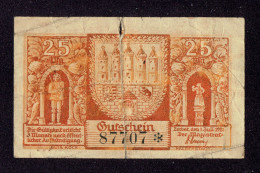 25 PFENNIG 1921 - ZERBST - ANHALT - Unclassified