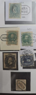 MI) 1866 BRAZIL, BATCH OF CANCELLATIONS OF EMPEROR PETER II, ROZENDE, SANTA CATARINA, GUABA - Autres & Non Classés