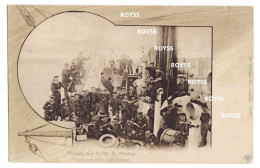 Delcampe - Germania Navi Nave Tedesca S.m.s.pelikan Riposo Marinai A Bordo Della S.m.s. Pelikan Nei Primissimi 900 (f.picc/v.retro) - Krieg