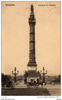 Delcampe - BELGIQUE BRUXELLES Colonne Du Congrès Carte écrite En 1907. - Plätze