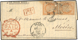 Obl. 38 - L'ARMEE DE LA LOIRE. Paire Du 40c. (déf.) Siège Obl. étoile 2 S/Gazette Des Absents N°20 Frappée Du CàD De PAR - Guerra Del 1870