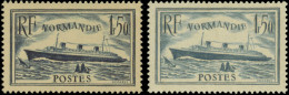 ** 299+300 - 1F.50 Normandie. 2 Nuances. SUP. - Other & Unclassified
