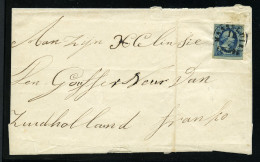 Maassluis-A (de H/S 250) Op Beschadigde Omslag Met Nr.1 Pl.III Pos.57 Pr.ex. Met Luxe Stempel Naar 's Gravenhage (attest - Sonstige & Ohne Zuordnung