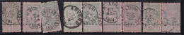 Belgique - Lot De 9 COB 68 Ou 68a - Oblitérés - 1894-1896 Expositions