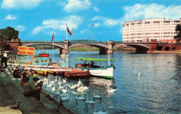 Nottinghamg - River Trent And Bridge - Postkarte Gelaufen - Nottingham