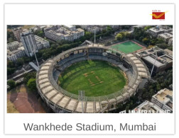 Cricket Stadiums In India - Wankhede Stadium, Mumbai - MINT / BLANK PPC Maxim / Picture Post Card As Per Scan - Cricket