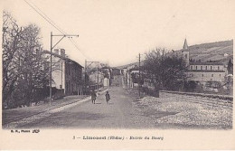 Delcampe - LIMONEST           ENTREE DU BOURG                      LA VOIE DU TRAM - Limonest