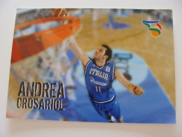 ANDREA CROSARIO  SPORT PALLACANESTRO BASKET  SQUADRA NAZIONALE ITALIANA NON VIAGGIATA "°°°° - Basketball