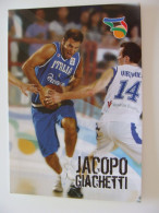 JACOPO GIACHETTI     SPORT PALLACANESTRO BASKET  SQUADRA NAZIONALE ITALIANA NON VIAGGIATA "°°°° - Basketball