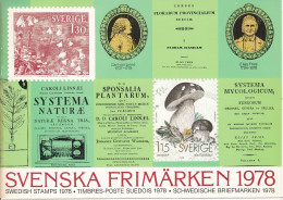 Schweden 1978 Jahressammlung Mit Heft Postfrisch/MNH/** - Komplett - Volledig Jaar