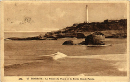 Delcampe - CPA BIARRITZ La Pointe Du Phare LIGHTHOUSE PHARE (708543) - Faros