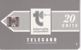 Delcampe - TARJETA DE MALTA DE UNA ANTENA PARABOLICA PARA SATELITES (SATELLITE) 20 UNITS - Malta