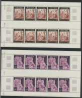 ANDORRE FRANCAIS N° 184 à 186 3 Feuilles Complètes De 10 Ex Neufs ** (MNH) + Coins Datés Cote 50 €. Voir Suite - Ungebraucht