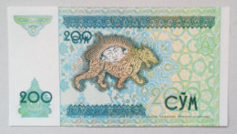 USBEKISTAN, Year 1997, Used But In Very Good Condition; 200 Som - Uzbekistan