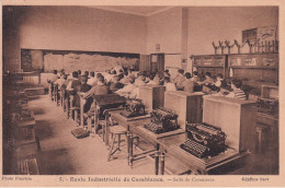 Delcampe - MAROC(CASABLANCA) ECOLE INDUSTRIELLE(MACHINE A ECRIRE) - Casablanca