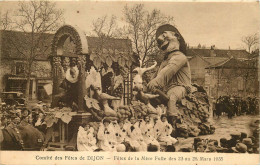COTE D'OR  DIJON  Comité Des Fètes  FETE DE LA MERE FOLLE  23/28 MARS 1935 - Dijon