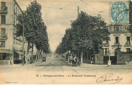 HAUTS DE SEINE  BOULOGNE BILLANCOURT  Le Boulevard De Strasbourg - Boulogne Billancourt