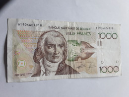 BILJET BRIEFJE VAN 1000 BELGISCHE FRANK BANQUE NATIONALE DE BELGIQUE MILLE FRANC - Autres & Non Classés