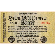 ALLEMAGNE - PICK 106 - 10 MILLIONEN MARK - 22/08/1923 - TTB/SUP - Autres & Non Classés
