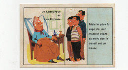 RL, Image, Le Laboureur Et Ses Enfants, VOLUMETRIX   Voir Scannes 12*8 Cm - Colecciones