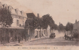 Delcampe - PR -  JONZAC  EN CHARENTE  BOULEVARD DENFERT ROCHEREAU   CPA  CIRCULEE - Jonzac