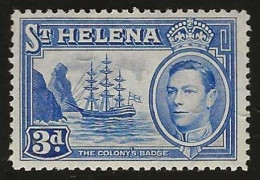 St Helena     .  SG     .    135  (2 Scans)     .    '38-'44     .     **    .    MNH - Sint-Helena
