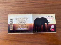 South Africa 2006 Booklet Big Five Fauna Wildlife Animals Mammals Diceros Bicornis Rhinoceros Elephant Leo Lion Stamps - Elephants