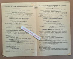 Delcampe - Vereeniging Kathol Studenten Technische Scholen Gent, Roode Hoed, Bezoek Centrale Electriques & Steenkoolmijn 1937 - Sammlungen