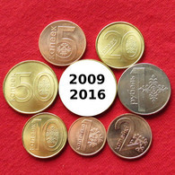 Belarus Set  1 2 5 10 20 50 Kop.1 Rub  2009 / 2016   Bielorússia Bielorrusia Biélorussie UNC ºº - Belarus