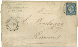 Delcampe - France : N° 60C Obl. Sur Lettre - 1871-1875 Ceres