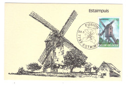 Carte "Fusion Estaimpuis" Et Le Moulin - Estaimpuis