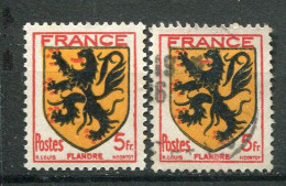 27395 FRANCE N°602** 5F Flandre : Griffes Détachées Des Pattes + Normal (non Inclus) 1944  TB - Unused Stamps
