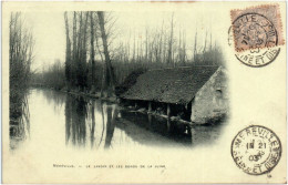 Delcampe - 91 MEREVILLE - Les Lavoirs Et Les Bords De La Juine - Mereville