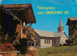 Delcampe - A5085 Switzerland Feriengrusse Aus Grachen Wallis - Grächen