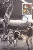 BASKET BALL - BEOGRAD   - Milan K. Ivanovitch   Avec Le Timbre - Basketball