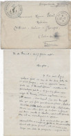 ILE ROUAD 2 Lettres Militaire Càd CORR D'ARMEES / PORT SAID 1915, ILE ROUAD / POSTE FRANCAISE 1916 Rare - Covers & Documents