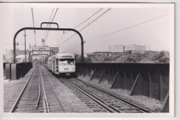 UNITED STATES - Postcard Sized Photograph Of Tram - Hand Titled On Rear SHAKER HEIGHTS Cars 87 *N44 Union Terminal 1960 - Trains