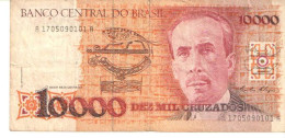 Delcampe - Brazil Banknote 10000 Cruzados 1988 - C196 / P-215a - A1705090101a - Brésil