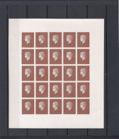 PETIT FEUILLET DE 25 De L'ESSAI JOUBERT DU PRINCE (1902)(1944) ?? ,, Peu De Vendu En Panneau De 25 - Autres & Non Classés