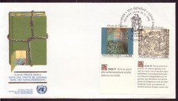 Nations-Unies, FDC, Enveloppe Du 16 Novembre 1990 à Genève " Les Droits De L'homme " - Cartas & Documentos