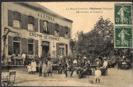 Delcampe - La Maison-Frontière à Halanzy (Belgique) - A L'Etoile Crepin De Coninck Nels 1910 Top Animée - Aubange