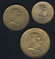Uruguay, Lot: 1 + 5 + 10 Peso(s) 1968 - Uruguay