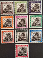 HAUTE VOLTA / YT Service 1 - 10 / FAUNE - ELEPHANT / NEUFS * / MH - Elephants